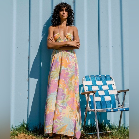 Billabong Maxi Halter Dress - Picture 6 of 11